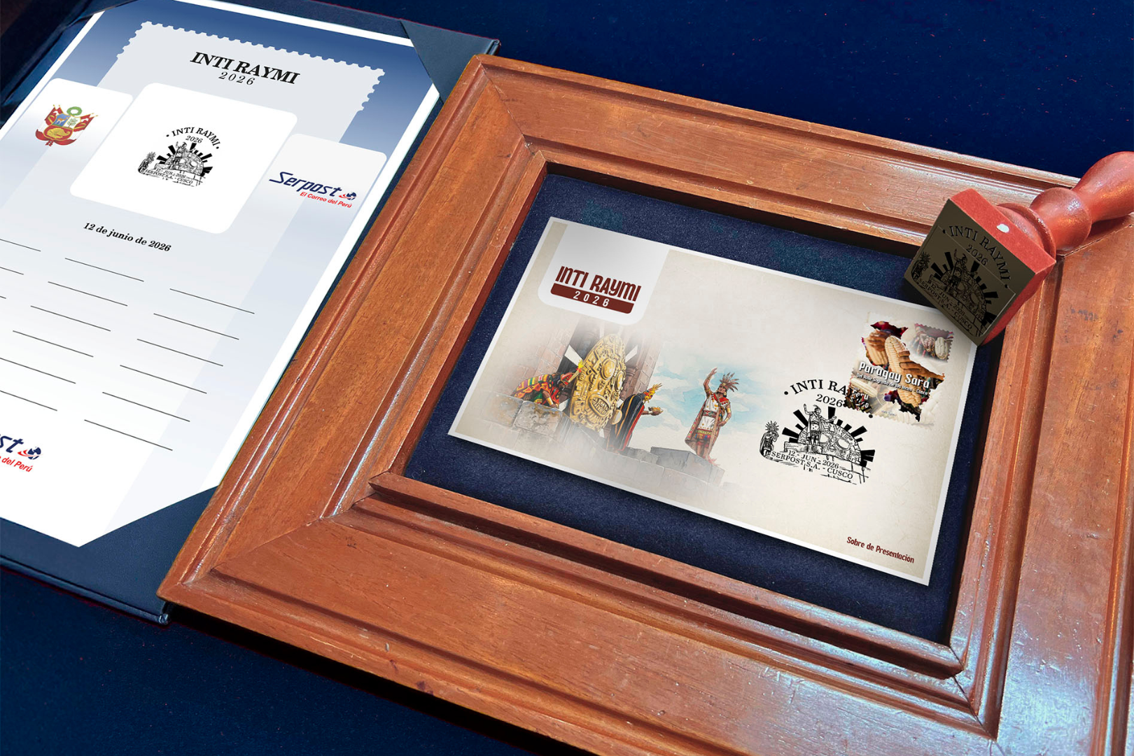  Serpost presenta matasello conmemorativo en homenaje al Inti Raymi 2026