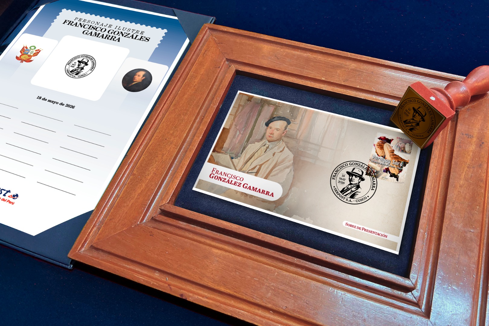 Serpost presenta matasellos conmemorativo en homenaje a Francisco González Gamarra